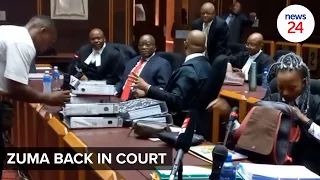 WATCH | Former President Jacob Zuma arrives in the KwaZulu Natal High Court in Pietermartizburg