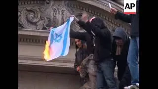 Anti-Israel protests at US embassy in Lebanon, Belgium, France