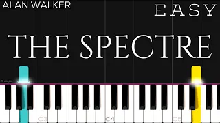 Alan Walker - The Spectre | EASY Piano Tutorial