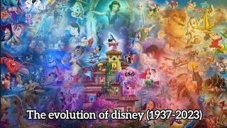 The evolution of Disney (1937-2023)