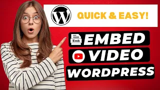 How To Embed Youtube Video In WordPress 🔥 | FAST & Easy!