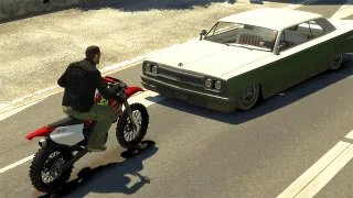 GTA IV - Motorcycle Crashes Ragdolls Vol. 14 (Euphoria Physics)