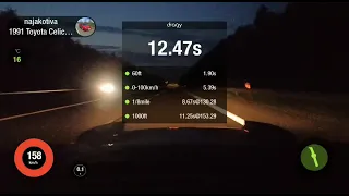 Toyota Celica V Carlos Sainz gt four turbo 4wd acceleration 0-200km/h autobahn