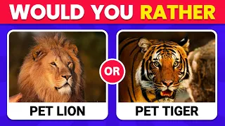 Would you rather?... Animal Edition 🐶🐱🦁