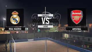 Real Madrid VS Arsenal | 3V3 Rush | VOLTA Football | Futsal | Lagos | FIFA 23 | PS4 | HD