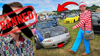 Sneaking into a Car Show That I'm BANNED From!