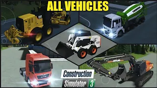 Construction Simulator 3 ALL VEHICLES  (2019)