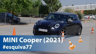 MINI Cooper 2021 - Maniobra de esquiva (moose test) y eslalon | km77.com