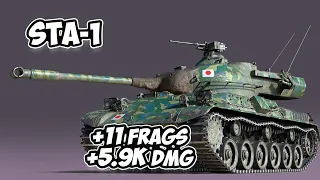 STA-1 - 11 Frags 5.9K Damage - School Master! - World Of Tanks