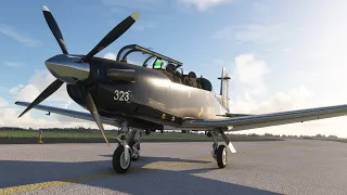 First look at the IRIS Simulations T6 Texan II in Microsoft Flight Simulator