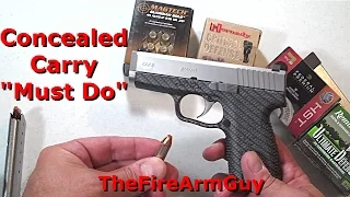 A Concealed Carry "MUST DO" - TheFireArmGuy