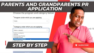 Parents And Grandparents PR Application | Explained In Step By Step 2024 |🔥