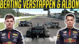 Beating Alex Albon & Max Verstappen on Gran Turismo Sport