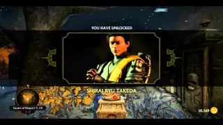 MKX KRYPT UNLOCK : Takeda's Skin "Shirai Ryu" (-5,10)