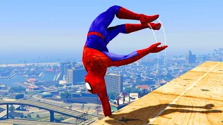 GTA 5 SPIDERMAN PARKOUR FAILS ep.3 | Funny Moments & Bloopers (Euphoria physics)