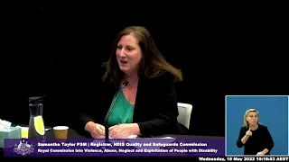 Public hearing 23: Disability services (a case study), Sydney - Day 3