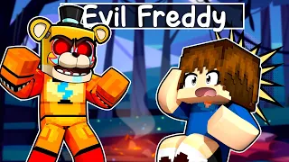 Escaping EVIL FREDDY in Minecraft Security Breach