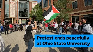 Ohio State pro-Palestinian campus protests end peacefully