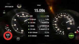 World Record Stage 1 Supercharged B8.5 Audi S4 1/4 Mile Pass!  **11.66@117.18**