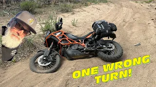 Epic Adventure Fail! | KTM 1290 Crash in the Desert