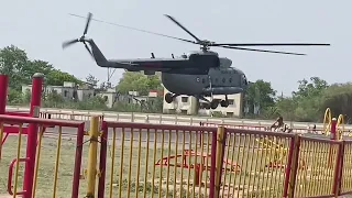 Mi -17 helicopter take off