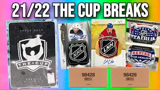 15 CASES !! 2021-22 Upper Deck The Cup Hockey Breaks !! 🔥