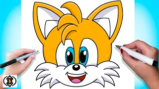 How To Draw Tails For Beginners | Sonic The Hedgehog