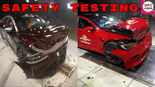 Tesla Model S vs Lucid Air 2022 Safety Test Review