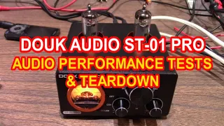 DOUK AUDIO ST-01 Pro amplifier performance tests with teardown