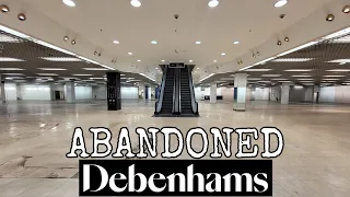 Exploring an abandoned Debenhams in the south east of england