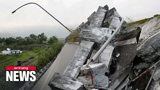 6.9 magnitude earthquake strikes Taiwan, kills 1 person, derails train