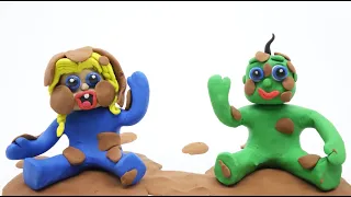 Learn with Green Baby and the Muddy Puddles | Green Baby World | Kids Educational Video