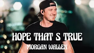 Morgan Wallen - Hope That S True (Song)