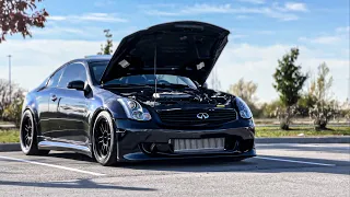 1000HP TURBO G35 COUPE BUILD REVIEW - CRAZY PULLS (SpoooooL)
