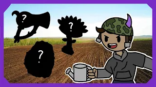 Turning Plants VS Zombies plants into weapons EP 1 (Peashooter, Sunflower, Walnut)