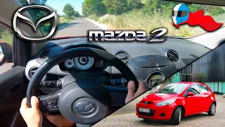 2008 Mazda 2 1.4 CRTD (50kW) POV 4K [Test Drive Hero] #84 COMPARATIVE ACCELERATION,ELASTICITY,BRAKES