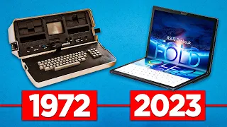 Laptop Evolution  ( 1975 - 2023 )