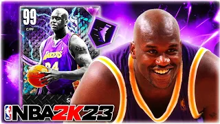INVINCIBLE DARK MATTER SHAQUILLE O'NEAL GAMEPLAY!! THE BEST SHAQ CARD IN MyTEAM HISTORY!!