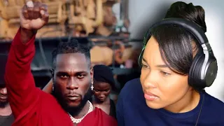 AMERICAN GIRL reacts to Burna Boy - MONSTERS YOU MADE (Official Music Video) | Reaction!!