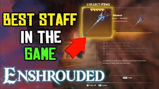 How to get the BEST STAFF in Enshrouded | Loot Farming Tips | Shroud Weaver Staff