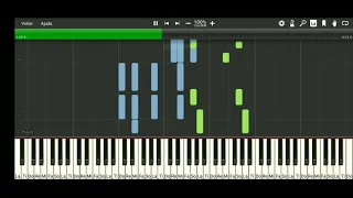 Henrique & Juliano - Cuida bem Dela. Piano Synthesia