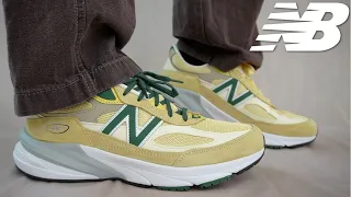 These are FRESH 🍋 - New Balance 990v6 Pale Yellow Sulfur Review & On Feet