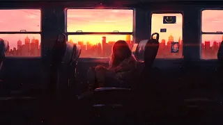 Sunset Ride on the Lofi Train 🌅 🚊 ~ Beats to relax, study, stress relief {Lo-fi / Calm / Chill}