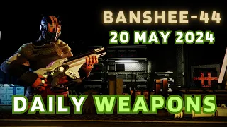 All 5 weapons have got something in them - Banshee-44 Destiny 2 Gunsmith Official Weapon Inventory