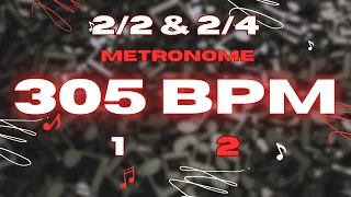 305 BPM - 2/2 & 2/4 Metronome