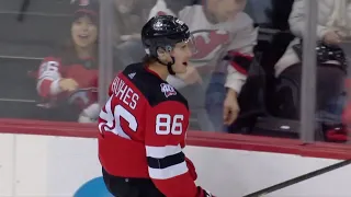 Jack Hughes records his first career hat trick against Capitals. November 26, 2022