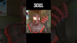 Evolution Of Spiderman Games, Miles Morales Games And Venom Games #Shorts #Evolution