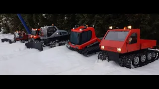 R/C rolby - Lavina, PistenBully 600, Kyosho Blizzard 2.0, Prinoth Leitwolf (zima 2020/2021)