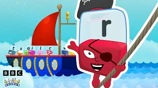 Talk like a Pirate Day! | Fun with Alphablock R | Learn to Read