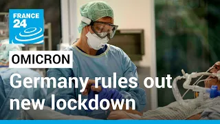 Covid-19 Omicron variant: Germany rules out new lockdown before Christmas • FRANCE 24 English